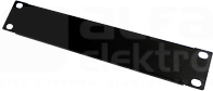 10 1U czarny Zaślepka metalowa