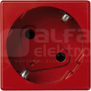 CONNECT SCHUKO DATA czerwony Gniazdo z kluczem
