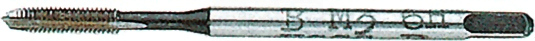 HSS M8 Gwintownik prosty