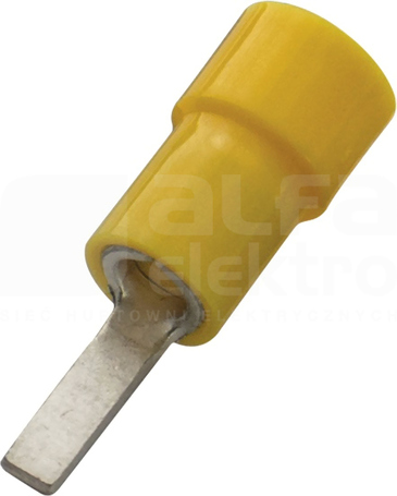 4,0-6mm2 (100szt) Końcówka igiełkowa płaska izolowana