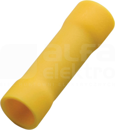 PVC 4,0-6mm żółty (100szt) Złączka doczołowa izolowana