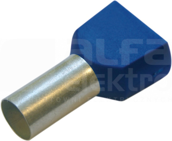TWIN 2,5/13 niebieskie (100szt) Końcówka tulejkowa