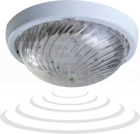 OR-OP-315WE27PPM 75W IP44 Oprawa FEN poliw.przeźr.z czuj.