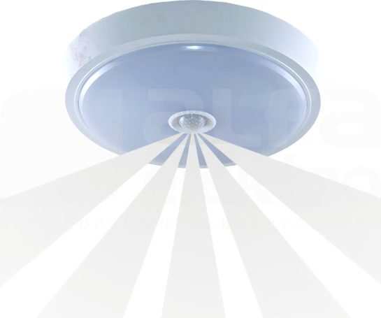 OR-PL-364WLPMR4 15W biały Plafon ANZU LED PC z czuj.