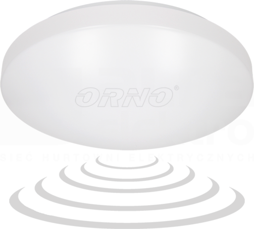 OR-PL-375WLXMM4 16W biały Plafon VEGA LED 2 PMMA z czuj.