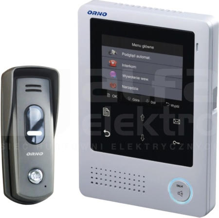 OR-VID-VT-1027 4 kolor.IP55 Zestaw wideodom.bezsłuch.dotyk.VIA