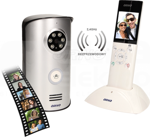 OR-VID-XT-1043 2,4 kolor. Zestaw wideodom.bezprzew.HABEO MEM