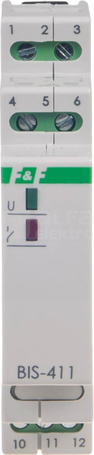 BIS-411 16A TH35 9-30VAC/DC Przekaźnik bistabilny