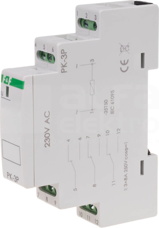 PK-3P 230VAC PRZEKAŹNIK ELEKTROMAGNETYCZY