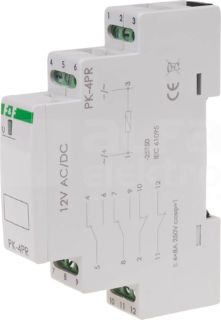 PK-4PR 12VAC/DC PRZEKAŹNIK ELEKTROMAGNETYCZY