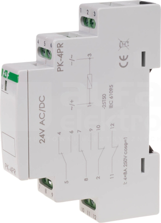 PK-4PR 24VAC/DC PRZEKAŹNIK ELEKTROMAGNETYCZY