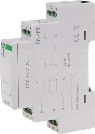 PK-4PZ 12VAC/DC PRZEKAŹNIK ELEKTROMAGNETYCZY