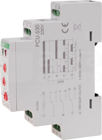 PCU-530 0,1sek-576h 100-264VAC/DC PRZEKAŹNIK CZASOWY