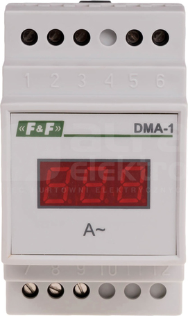 DMA-1 true RMS 20A 1-FAZ WSKAŹNIK NATĘŻENIA PRĄDU