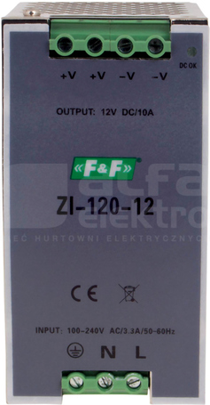 ZI-120-12 90-264VAC/120-370VDC ZASILACZ IMPULSOWY