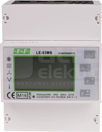 LE-03MB LICZNIK ENERGII 3-FAZ.