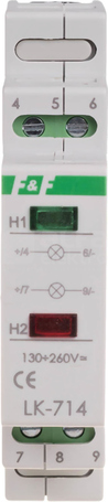 LK-714 10-30V 2xLED LAMPKA KONTROLI ZASILANIA