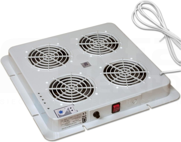 PWD-4W RAL 7035 Panel wentylacyjny z termostatem