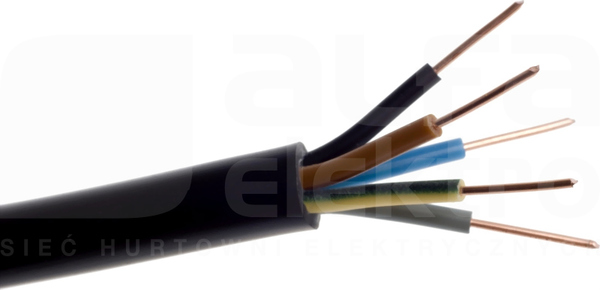 YKY 5x1,5 żo /1kV RE Kabel energetyczny