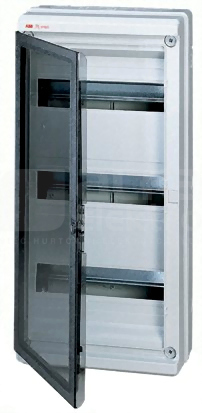 12756 OBUDOWA NATYNKOWA PRZEZ.36M SZARA IP65 12756