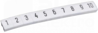 DK1/Z6 01-10 biały (100szt) Oznacznik