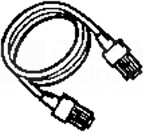RJ12-RJ12 2m Przewód