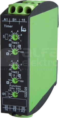 G2ZI20 12-240VAC/DC 2P 24-240VAC/DC IP40 Przekaźnik czasowy