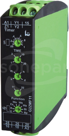 G2ZMF11 24-240 V 2P 24-240VAC/DC IP40 Przekaźnik czasowy