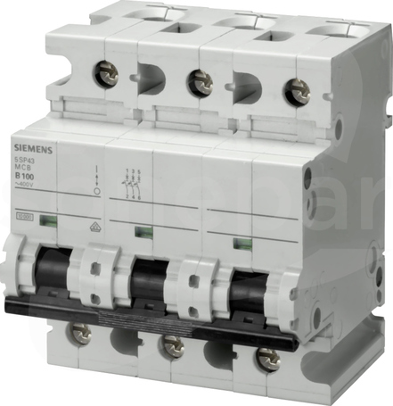 5SP43916 3P B100A WYŁĄCZNIK NADPRĄDOWY 10kA