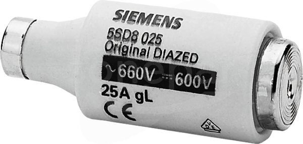 5SD8025 GG 25A DIII E33 żółty Wkładka topikowa 690V