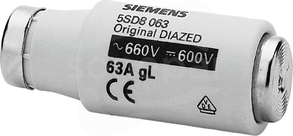 5SD8063 GG 63A DIII E33 miedziany WKŁADKA TOPIKOWA 690V