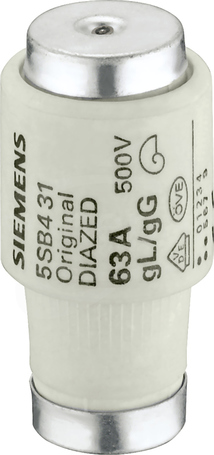 5SB4311 63A (DIII) gG Wkładka topikowa 500V