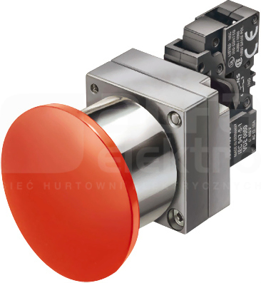 SIRIUS 22mm 1NO+1NC czerwony Przycisk naciskowo-pociągowy