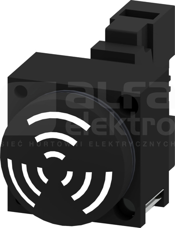 SIRIUS 22mm 115VUC czarny Sygnalizator akustyczny