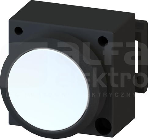 SIRIUS 22mm biały Przycisk podświetlany