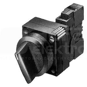 SIRIUS 22mm O-I 1NO+1NC czarny Pokrętło