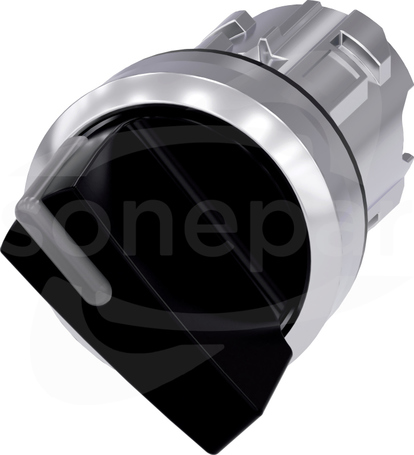 SIRIUS ACT 22mm O-I czarny Przełącznik z możl.podśw.metal