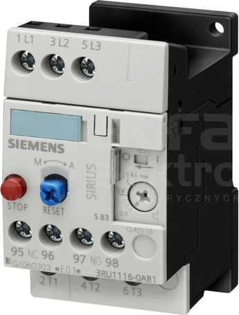 SIRIUS 5,5-8A 1NO+1NC Przekaźnik termiczny