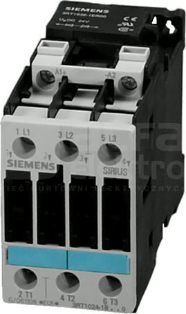 SIRIUS 12A 5,5kW 24VDC Stycznik 3P
