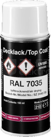 SZ 150ml RAL7035 Lakier w aerozolu