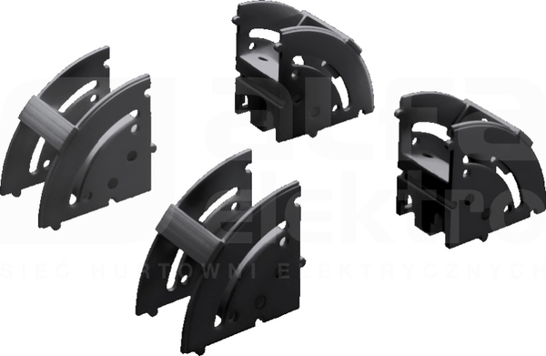 DK 5502405 (20szt) Menadżer kabli RAL9005