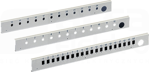 DK PATCH-PANEL 1U Panel do szuflady światłowodowej