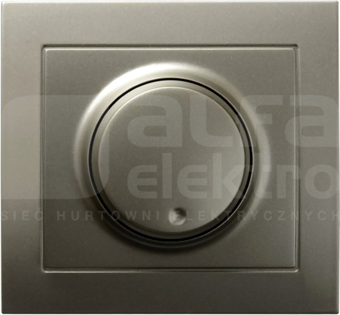 KIER 40-400W 230V50Hz satyna light Ściemniacz przyciskowo-obrotowy