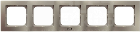 AS IP44 satyna light Ramka pięciokrotna do łączników