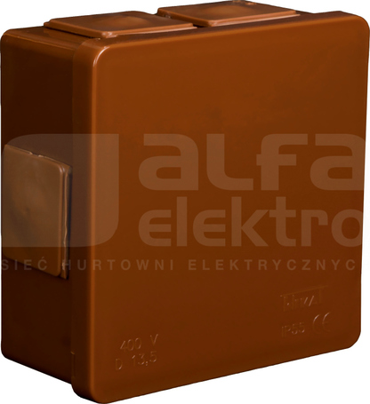 VP-02 86x86x40mm IP55 brązowy Puszka natynkowa