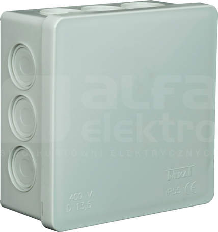VP-03 86x86x40mm IP55 popielaty Puszka natynkowa