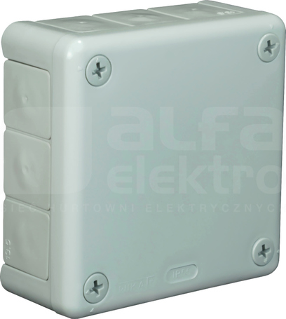 VP-41 98x98x42mm IP55 popielaty Puszka natynkowa