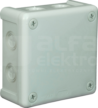 VP-42 98x98x42mm IP55 popielaty Puszka natynkowa