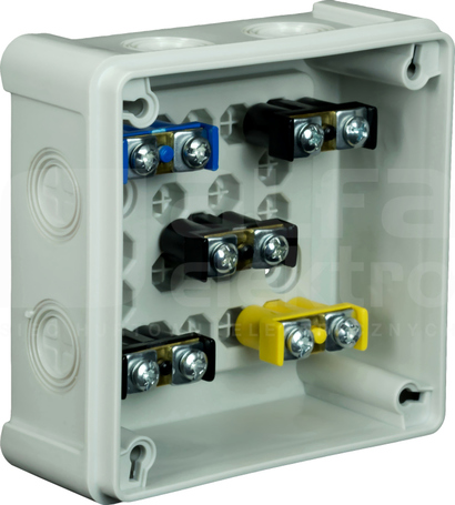 VP-42 98x98x42mm IP55 popielaty Puszka natynkowa