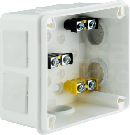 VP-43 98x98x65mm IP55 biały Puszka natynkowa
